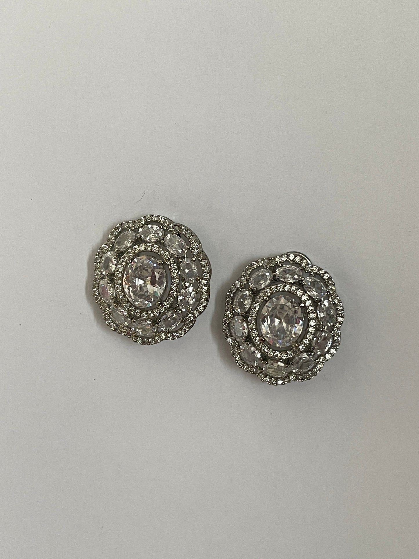 Zircon Oval Studs