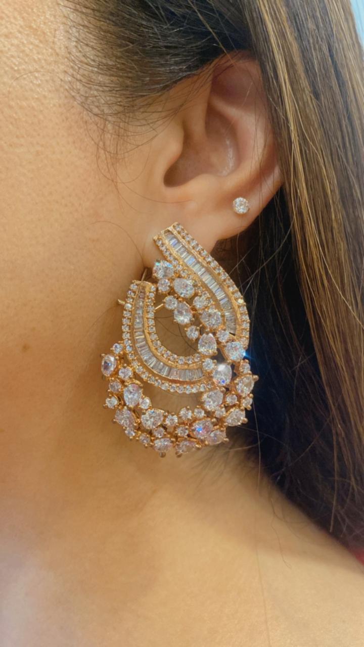 Rose Gold Earrings