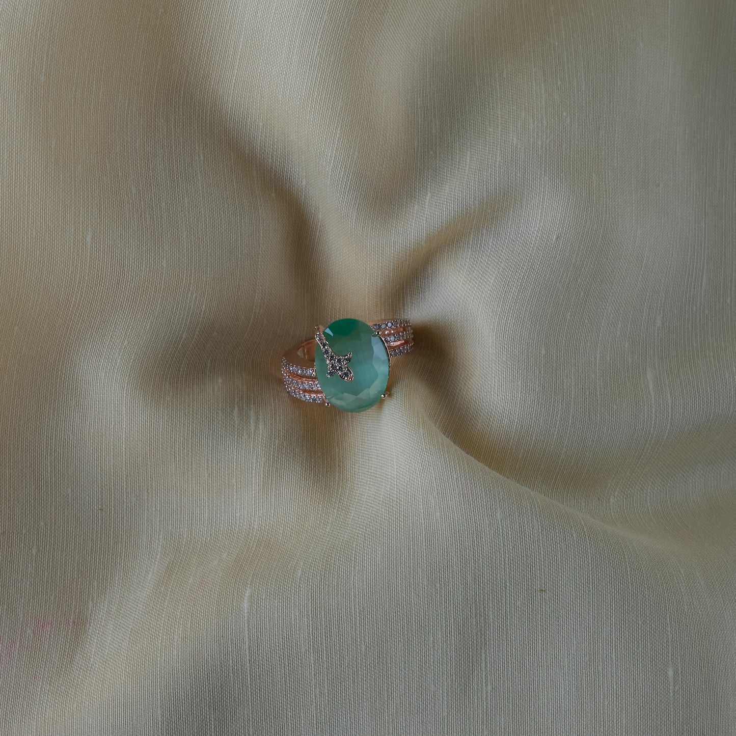 Coloured Stone Cocktail Ring