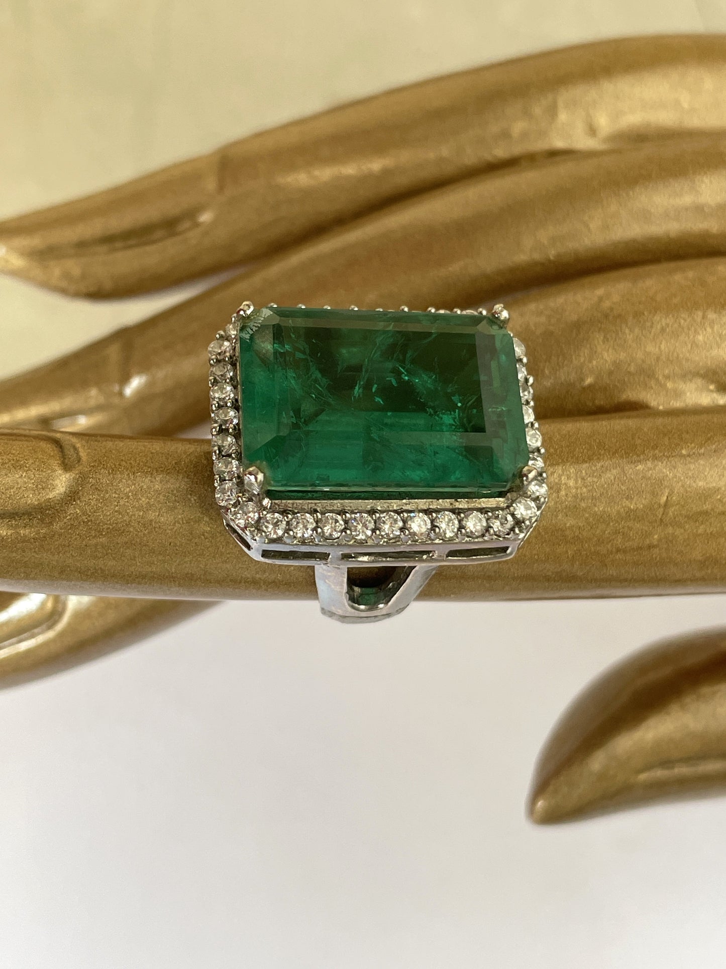 Green Doublet Ring