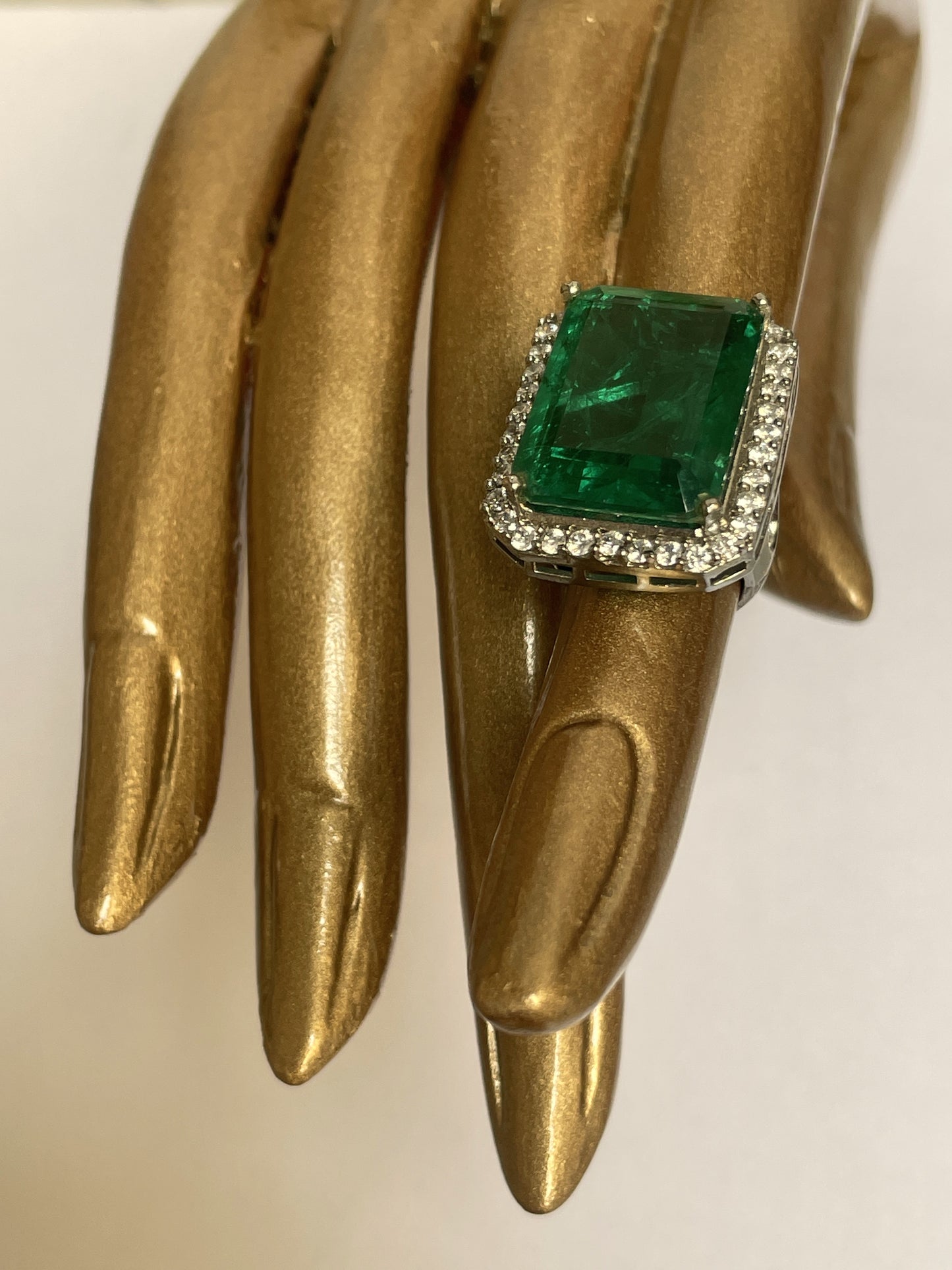 Green Doublet Ring