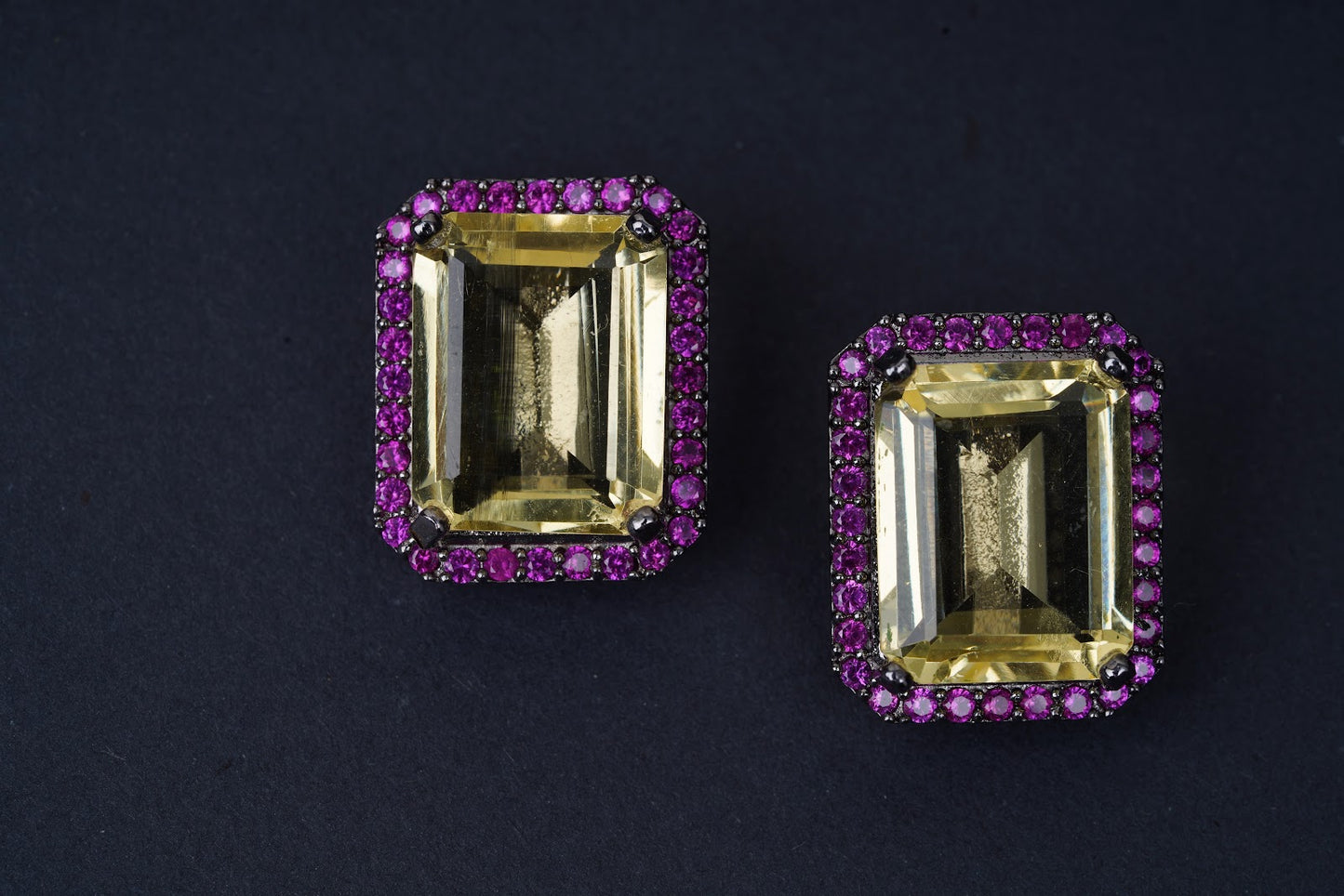 Doublet Studs with Studded Border