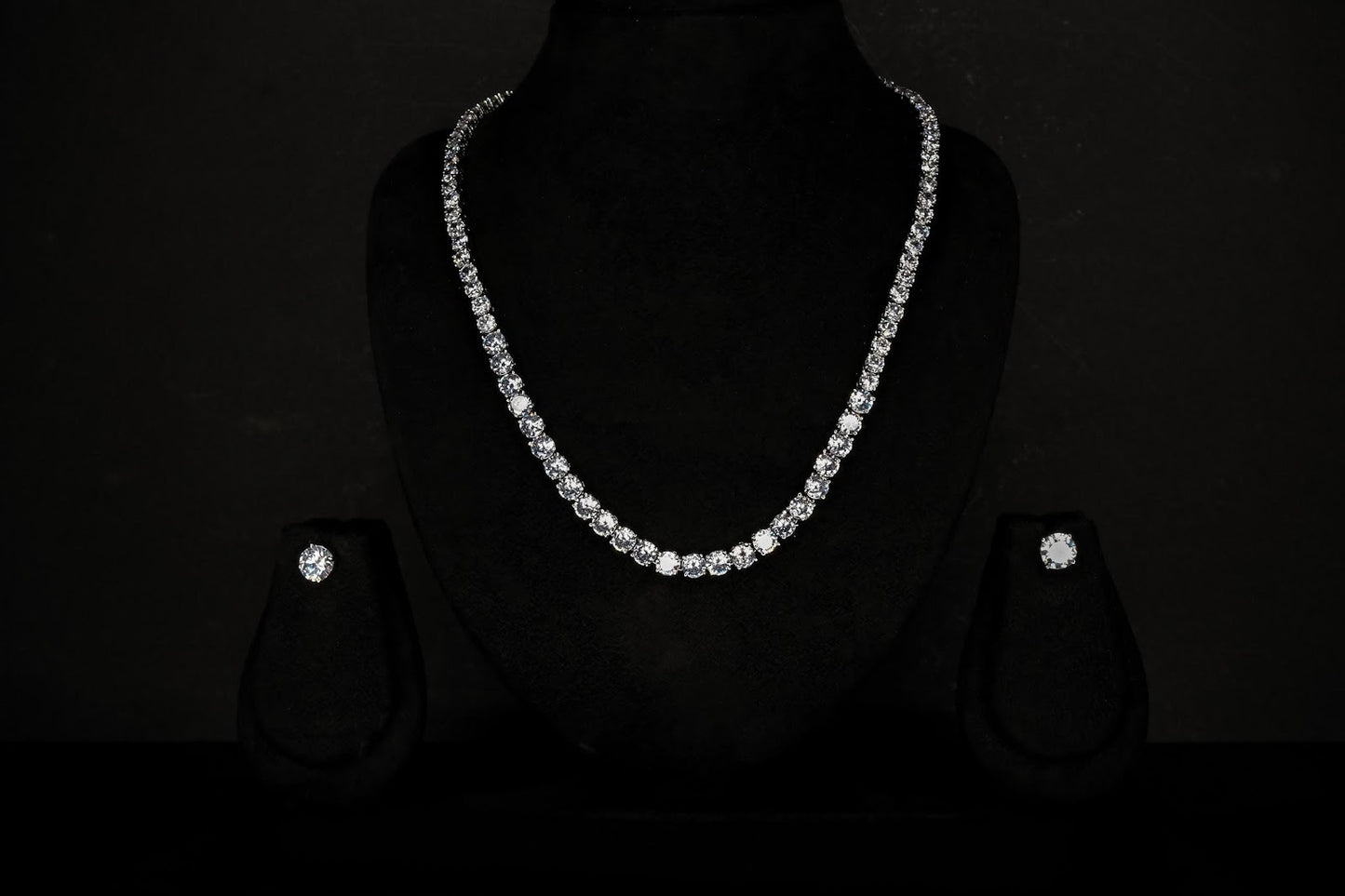 Classic Zircon Necklace Set